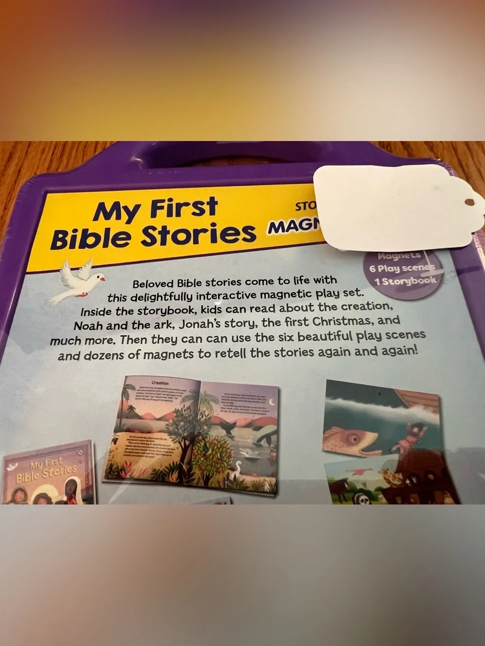 My First Bible Stories Magnetic Playset - Purple Carry Case